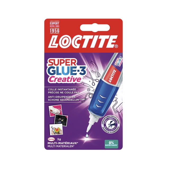 Een Secondelijm Loctite Perfect Pen 3 gram op blister koop je bij Ziffo Kantoorcentrum BV