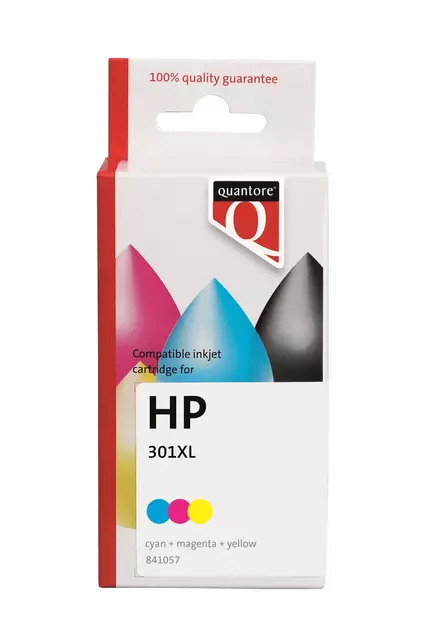 Een INKTCARTRIDGE QUANTORE HP 301XL CH564EE HC KLEUR koop je bij Kantoorvakhandel van der Heijde