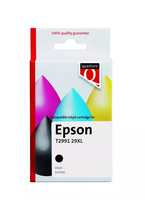 Buy your Inktcartridge Quantore alternatief tbv Epson 29XL T2991 zwart at QuickOffice BV