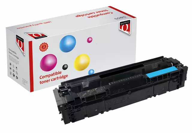 Een Tonercartridge Quantore alternatief tbv Canon 045 blauw koop je bij Totaal Kantoor Goeree