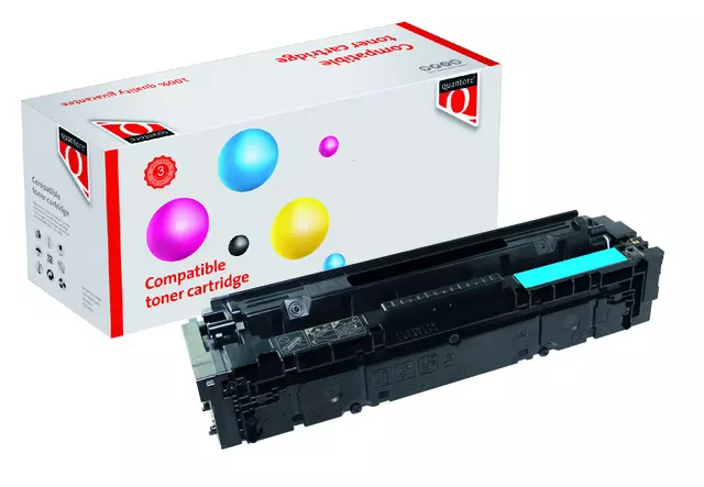 Een Tonercartridge Quantore alternatief tbv Canon 045H blauw koop je bij Totaal Kantoor Goeree