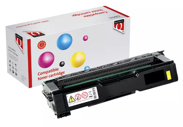 Toner Quantore alternatief tbv Ricoh 407719 geel