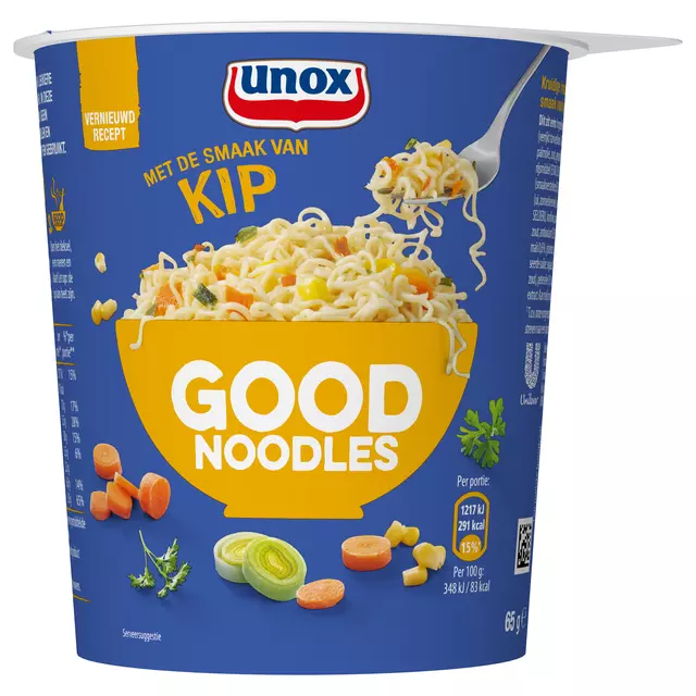 Een Good Noodles Unox kip cup koop je bij Van Leeuwen Boeken- en kantoorartikelen