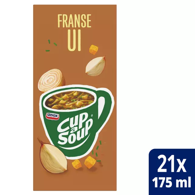 Een Cup-a-Soup Unox Franse ui 175ml koop je bij Kantoorvakhandel van der Heijde