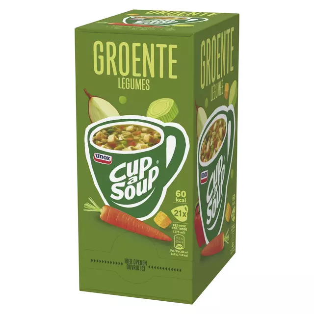 Een Cup-a-Soup Unox groente 175ml koop je bij KantoorProfi België BV