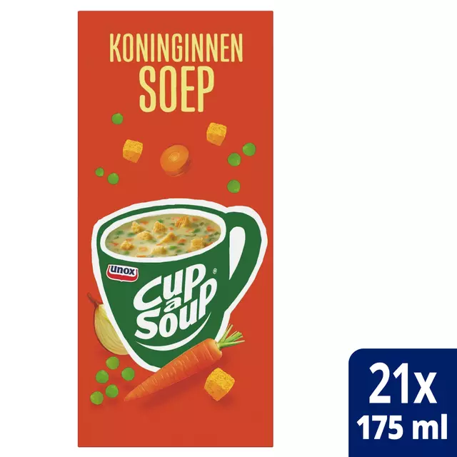 Een Cup-a-Soup Unox koninginnensoep 175ml koop je bij EconOffice