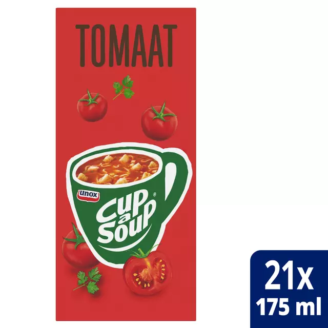 Een Cup-a-Soup Unox tomaat 175ml koop je bij EconOffice