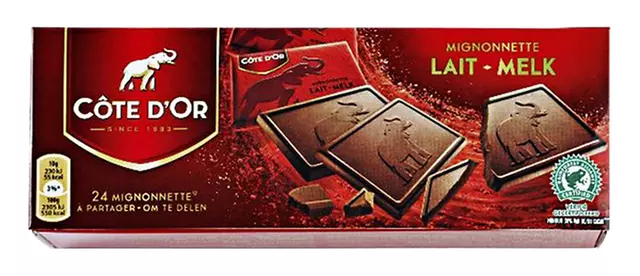 Een Chocolade Cote d'Or mignonnette melk 24x10 gram koop je bij L&N Partners voor Partners B.V.