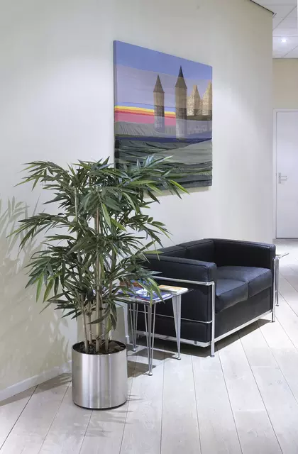 Een Kunst Bamboe 150cm groen koop je bij QuickOffice BV