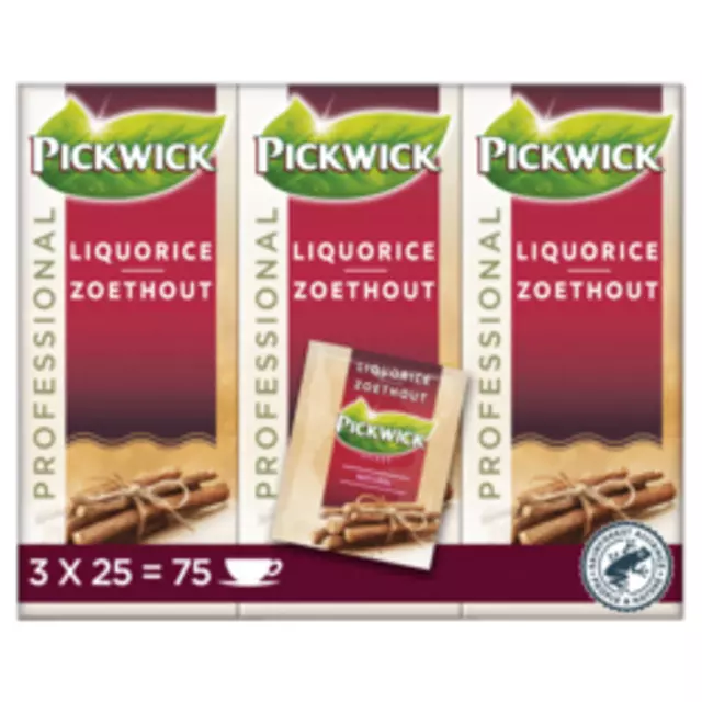 Een Thee Pickwick zoethout 25x 2 gr met envelop koop je bij L&N Partners voor Partners B.V.
