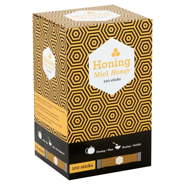 Een Honingsticks Van Oordt 100 stuks koop je bij L&N Partners voor Partners B.V.