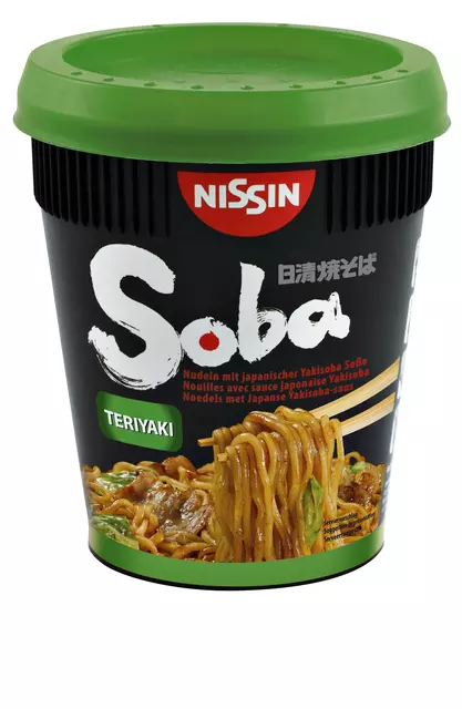 Een Noodles Nissin Soba teriyaki cup koop je bij EconOffice