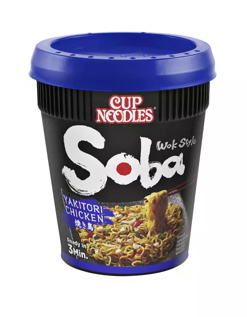 Een Noodles Nissin Soba yakitori cup koop je bij Totaal Kantoor Goeree