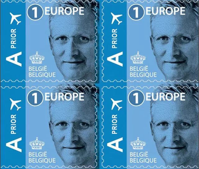 Een Postzegel Belgie Waarde 1 Europa pak à 50 stuks koop je bij MV Kantoortechniek B.V.