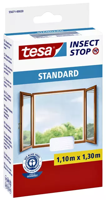 Een Insectenhor tesa® Insect Stop STANDARD raam 1,10x1,30m wit koop je bij KantoorProfi België BV