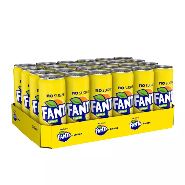 Een Frisdrank Fanta lemon zero blik 330ml koop je bij EconOffice