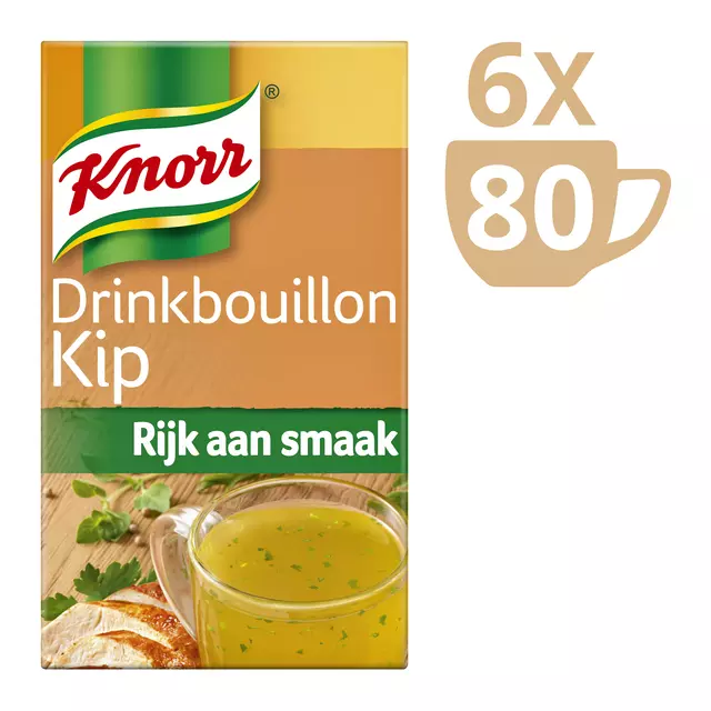 Een Drinkbouillon Knorr kip tuinkruiden koop je bij EconOffice