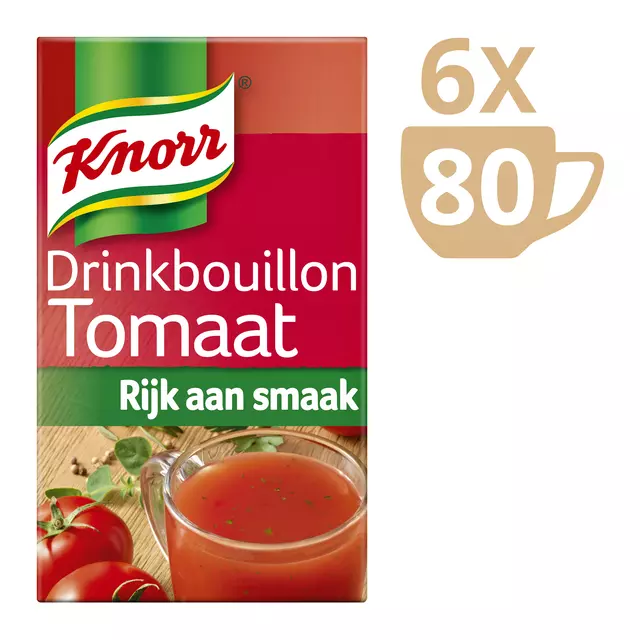 Een Drinkbouillon Knorr tomaat koop je bij Van Leeuwen Boeken- en kantoorartikelen
