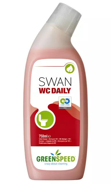 Een Toiletreiniger Greenspeed swan WC Daily 750ml koop je bij Totaal Kantoor Goeree