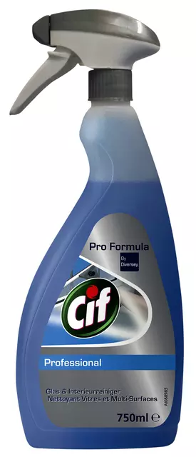 Een Glas- en interieurreiniger Cif professional spray 750ml koop je bij EconOffice