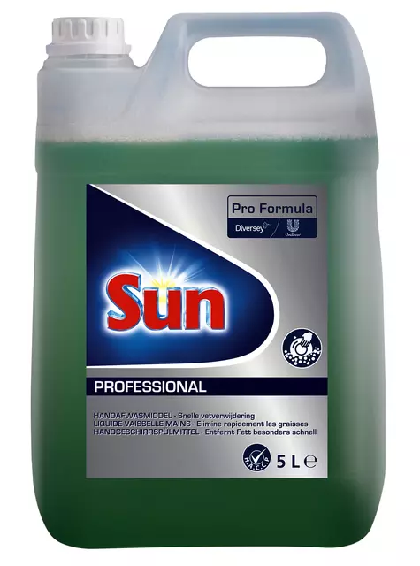 Een Afwasmiddel Sun Professional 5 liter koop je bij MV Kantoortechniek B.V.