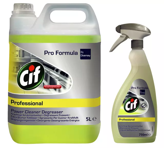 Een Keukenontvetter Cif Professional spray 750ml koop je bij Van Leeuwen Boeken- en kantoorartikelen