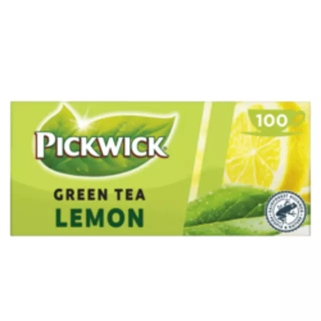 Een Thee Pickwick green original lemon 100x2gr koop je bij EconOffice