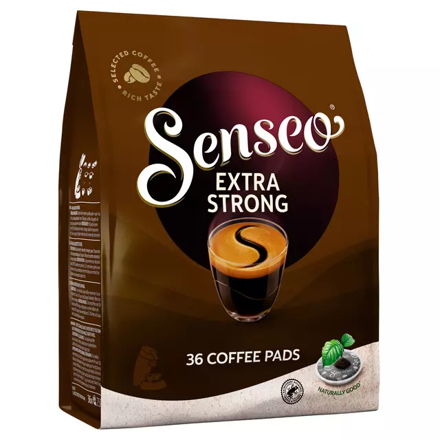 Een Koffiepads Douwe Egberts Senseo extra strong 36 stuks koop je bij EconOffice