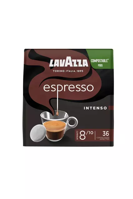 Een Koffiepads Lavazza espresso Intenso 36 stuks koop je bij L&N Partners voor Partners B.V.