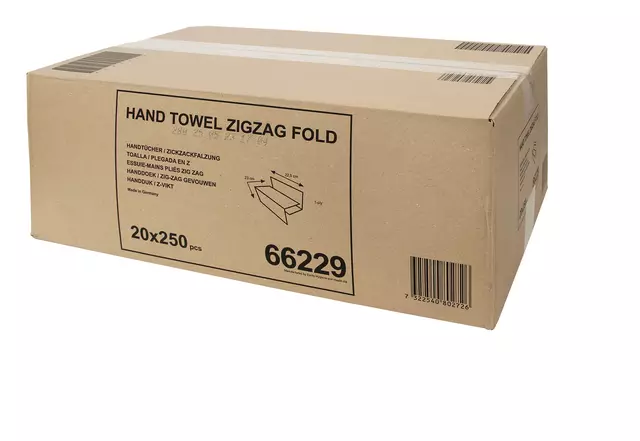 Handdoek Cleaninq V-vouw 1L voor H3 23x22cm 5000st.