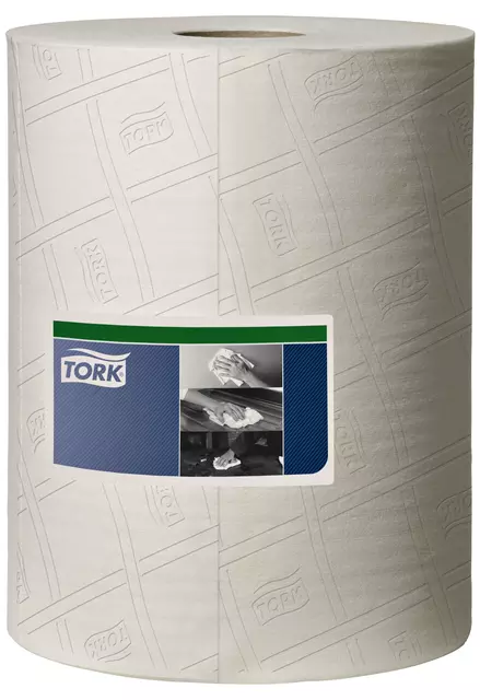 Een Reiningingsdoek Tork W1 herbruikbaar nonwoven 400 vel wit 510137 koop je bij Van Hoye Kantoor BV