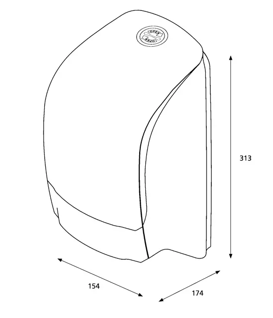 Een Dispenser Katrin 104582 toiletpapier doprol wit koop je bij EconOffice