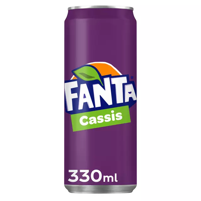 Een Frisdrank Fanta cassis blik 330ml koop je bij MV Kantoortechniek B.V.