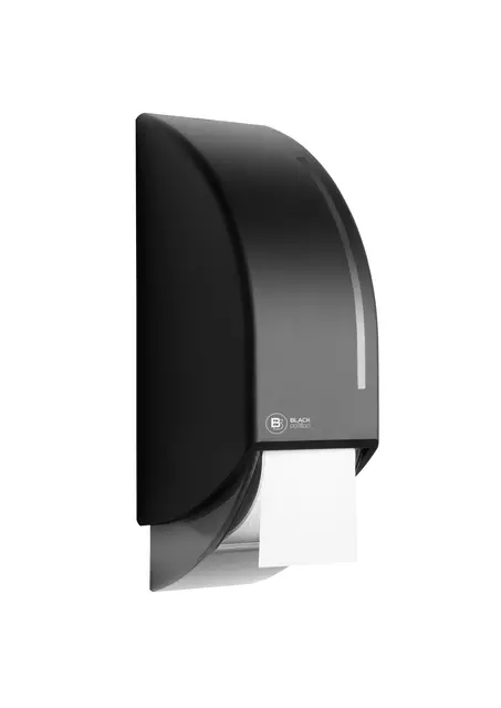 Een Toiletpapierdispenser BlackSatino ST10 systeemrol zwart 331950 koop je bij MV Kantoortechniek B.V.
