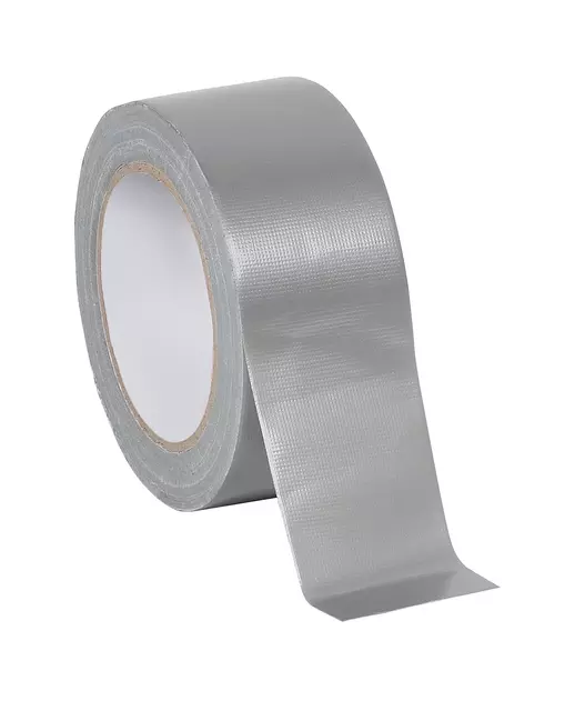 Een Plakband Quantore Duct Tape 48mmx50m zilver koop je bij Kantoorvakhandel van der Heijde