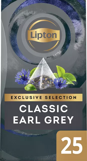 Een Thee Lipton Exclusive earl grey 25x2gr koop je bij Kantoorvakhandel van der Heijde
