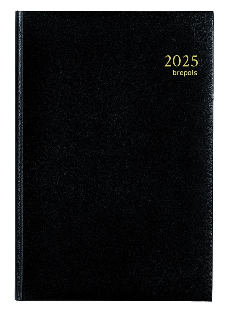 Een Agenda 2025 Brepols Minister Lima 1 jour/1 page noir koop je bij QuickOffice BV