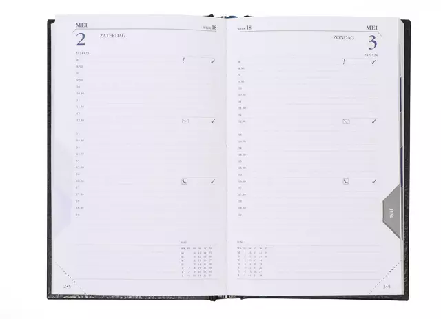 Een Agenda 2025 Ryam Commercial Mundior 1 jour/1 page noir koop je bij QuickOffice BV