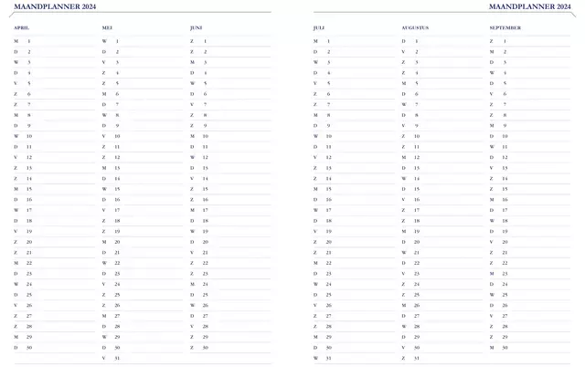 Een Agenda 2025 Ryam Weekplan Mundior 7dagen/2pagina's zwart koop je bij Van Hoye Kantoor BV