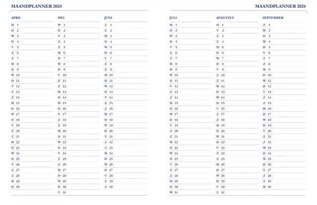 Agenda 2025 Ryam Weekplan Plus Mundior 7dagen/2pagina's zwart