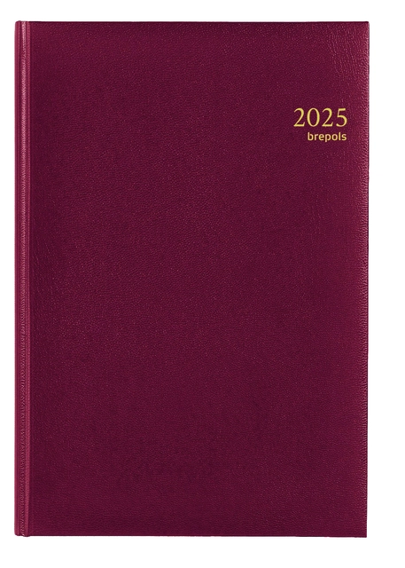 Een Agenda 2025 Brepols Omega Lima 7dagen/2pagina's bordeaux koop je bij MV Kantoortechniek B.V.