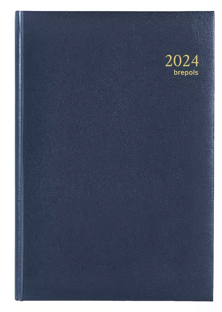 Een Agenda 2025 Brepols Saturnus Luxe 1dag/1pagina blauw koop je bij KantoorProfi België BV