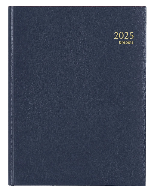 Agenda 2025 Brepols Timing Lima 7dagen/2pagina's blauw