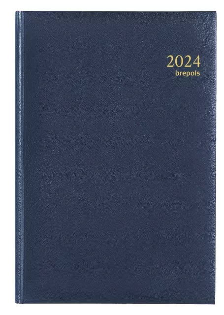 Een Agenda 2025 Brepols Ambassador Lima 1dag/1pagina blauw koop je bij QuickOffice BV