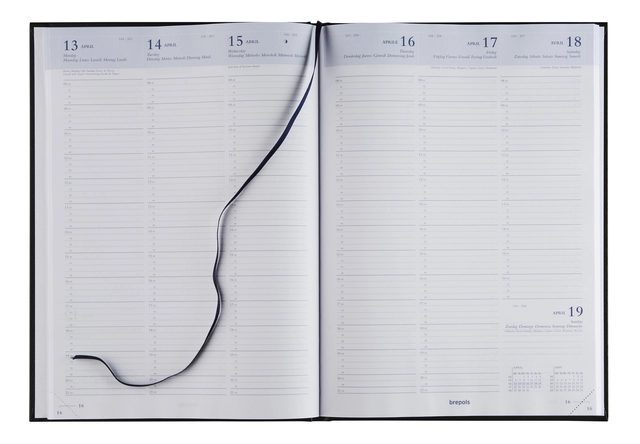 Buy your Agenda 2025 Brepols Omega Lima 7dagen/2pagina's blauw at QuickOffice BV