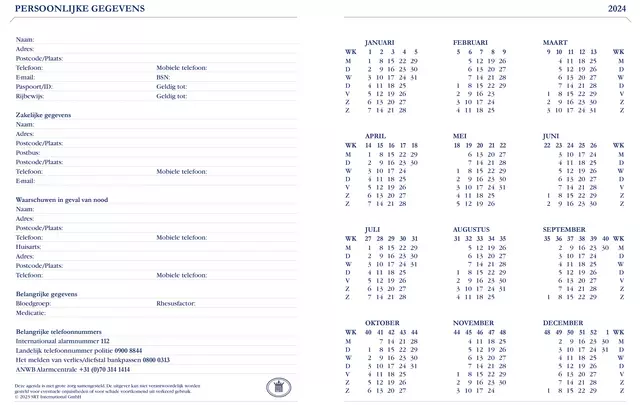 Een Agenda 2025 Ryam Weekplan Plus Mercury 7dagen/2pagina's rood koop je bij EconOffice