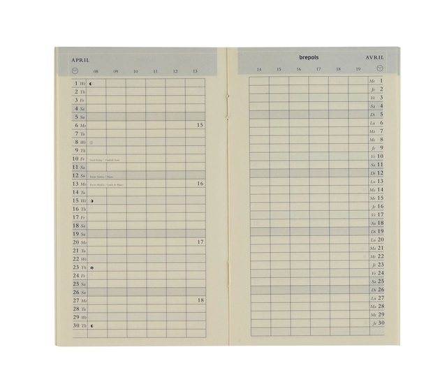 Een Recharge agenda 2025 Brepols Plan-O-Rama 1 mois/2 pages koop je bij Van Hoye Kantoor BV