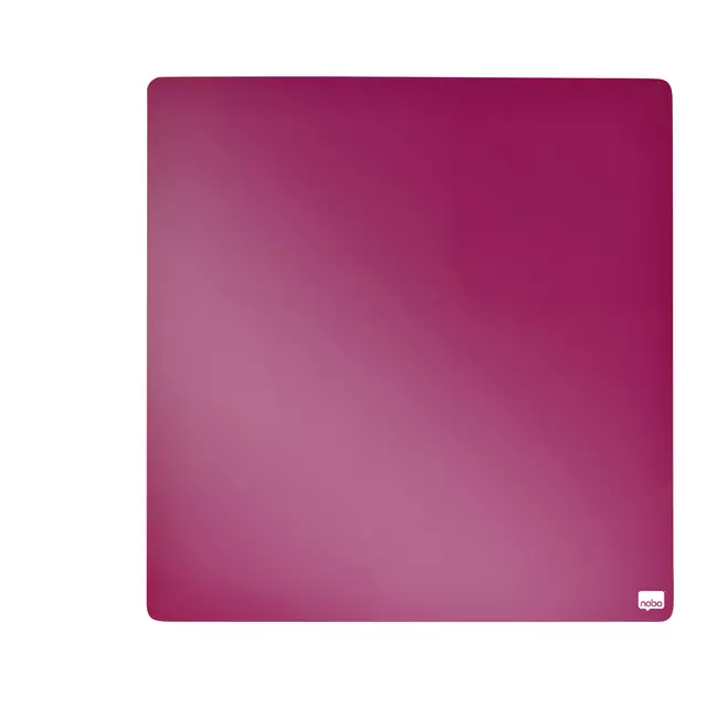 Een Whiteboard Nobo tegel 36x36cm roze magnetisch koop je bij KantoorProfi België BV