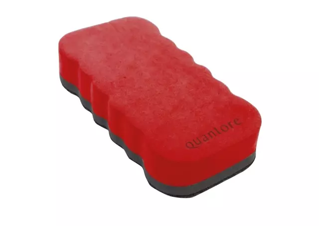 Een Whiteboardwisser Quantore magnetisch rood koop je bij Kantoorvakhandel van der Heijde