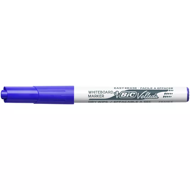 Een Viltstift Bic Velleda 1741 whiteboard rond medium blauw koop je bij KantoorProfi België BV